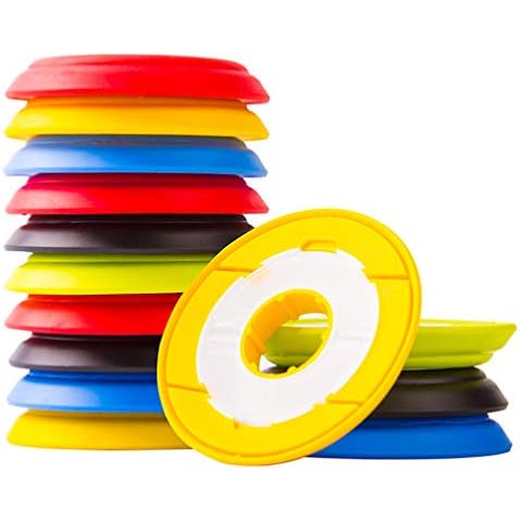 10 Pcs Silicone Fishing Line Storage Holders Fishing Snell Rigs Gear Spool Tenkara Line Keeper, Random Color Cover