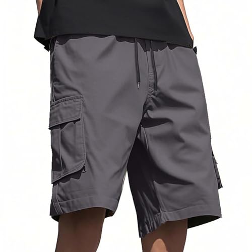 Short de randonnée homme stretch taille haute anti-frottement avec poches