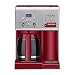 Cuisinart CHW-12R 12-Cup Programmable Coffeemaker Plus Hot Water System Coffee Maker, Brushed Metal/Red