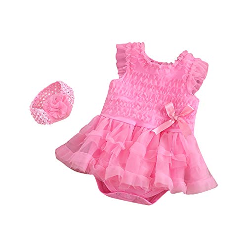 Zidada Abito Neonata Principessa in Tulle