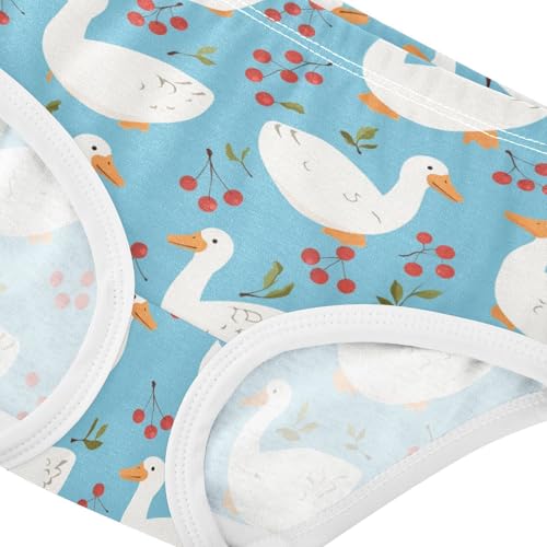 Wusikd Gooes Cherry Girls' Underwear Cotton Girls Briefs Soft Toddler Underwear 2T4