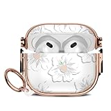 for Apple Airpods 3rd Generation Case Cover, Protective TPU Soft Cases Cover Rugged for Airpods 3rd Case Covers, Shockproof for Airpods 3 Case Men Women with Keychain,Morning Glory