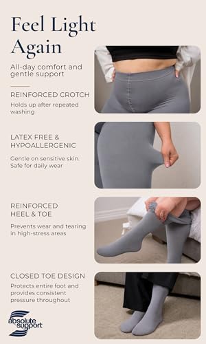 Image of Compression Pantyhose for Women 20-30mmHg - Varicose Veins and Swelling - A204