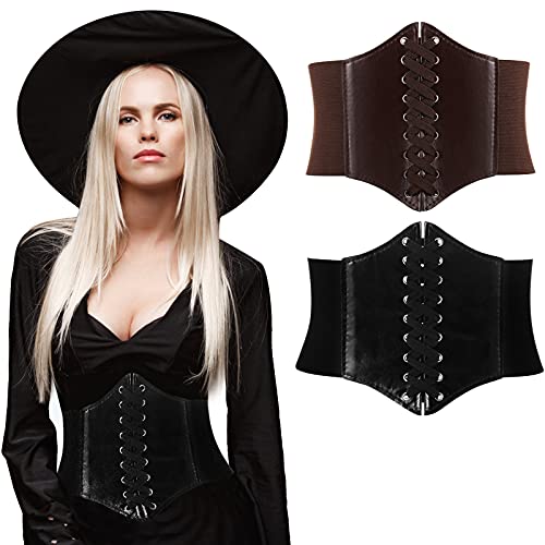 Ceinture élastique femme duo noir marron pour sublimer vos tenues du quotidien