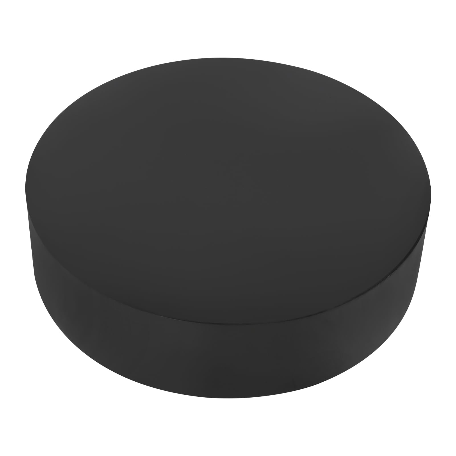 LYDBMYT Heavy Duty Round Display Pedestal Stand, 220lbs Capacity, 23.6"x5.9" Platform for Mannequins, Sculptures, Live Broadcasts - Black, Sturdy Base for Optimal Showcase