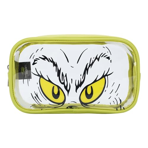 Bolsas de viagem para cosméticos Dr. Seuss Grinch – Conjunto de 3, Multicolorido., OSFA
