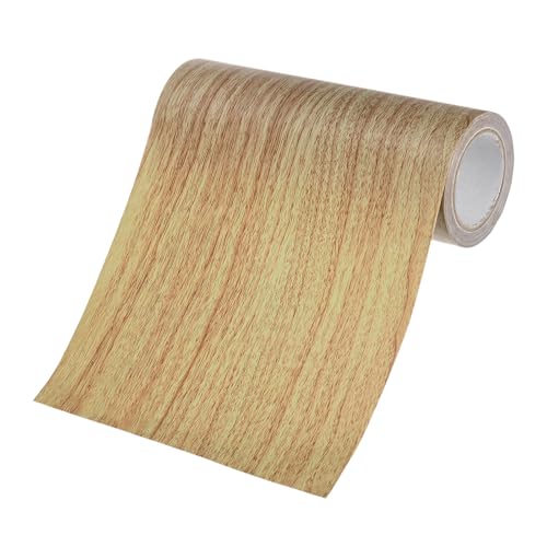 Image of M METERXITY 1-Roll Wood Grain Repair Tape, 6 Inch x 15ft Self-Adhesive Wood Floor Tape, Realistic Textured Repair Patch, Contact Paper for Furniture /Floors /Home Decor [Brown]