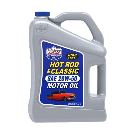 Lucas Oil 10684 SAE 20W-50 Hot Rod Oil