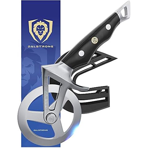DALSTRONG Pizza Wheel & Cutter - The Orbit Razor - High Carbon, Heavy-Duty Stainless Steel - G10 Handle - w/Cover Cover