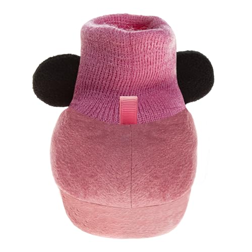 Disney Baby Shoes Mickey Minnie Winnie Newborn Shoe - First Steps Warm Sock Crib Slippers (Sizes: 2-4 Infant)4