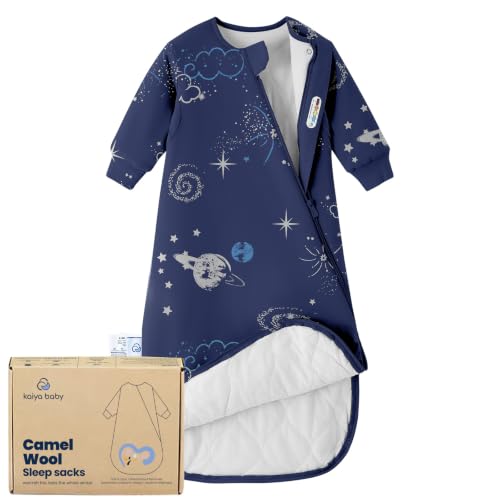 Image of kaiya baby Unisex Sleeping Bag for Babies and Toddlers 2.5 Tog Sleep Sack, Long Sleeve Sleep Sack, Wearable Blanket Baby