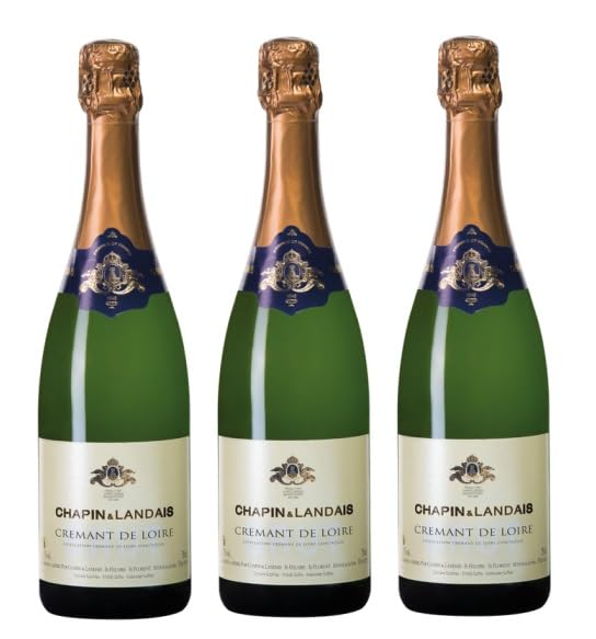 3x 0,75l - Chapin & Landais - Crémant de Loire A.O.P. - Frankreich - Schaumwein brut
