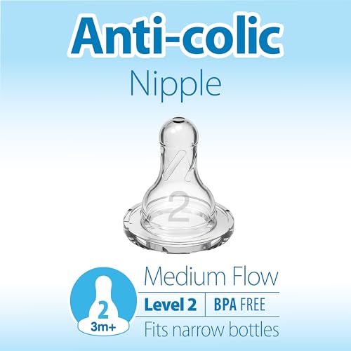 Dr. Brown's Options Plus Baby Bottles, 8 Ounce, 6 Count Plus 2 Bonus Level 2 Nipples and Sippy Spouts - image 7