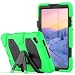 TECHGEAR G-SHOCK Case Fits Samsung Galaxy Tab A7 Lite 8.7" 2021 (SM-T220 / SM-T225) Tough Rugged HEAVY DUTY Armour Shockproof Impact Survival Case with Stand, Kids Schools Builders Workman Case -GREEN