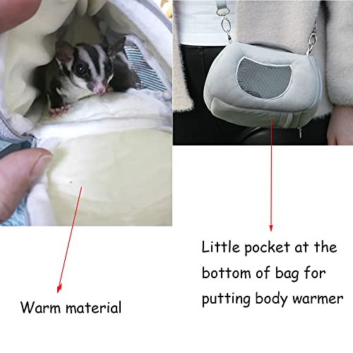 Aniac Small Pet Carrier Bag With Adjustble Shoulder Strap Hamster Travel Cage Breathable Rat Carrier Portable Travel Carrier For Guinea Pig Birds Bearded Dragon Hedgehog  thumb #4