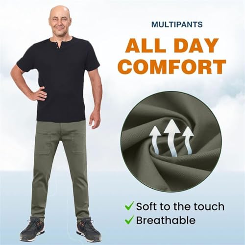Sirmale Sir Male Multipants - High Stretch Multi-Pocket Cargo Pants, Cargo Pants for Men Breathable Lightweight Pant4