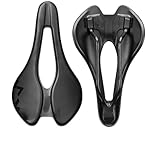 YNKJFOD Sillín De Bicicleta Impreso En 3D, Ultraligero De Carbono EVA, 245 X 145 Mm For Bicicleta De Montaña, Grava Y Carretera.(EVA Finish)