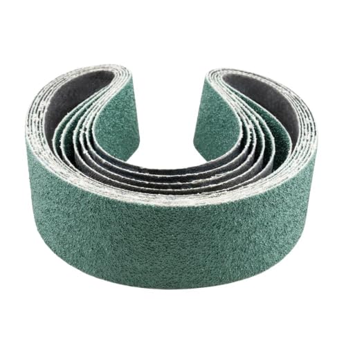 Bandas abrasivas de circonio 2x48 para lijar metal rápido y con máxima durabilidad