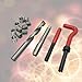 ANPTGHT 5/16-18 Inch Thread Repair Kit, Helicoil Thread Inserts Taps Kit with HSS Drill Bits Compatible Hand Tool Set for Damaged Thread ＆ Auto Repairing(SAE)
