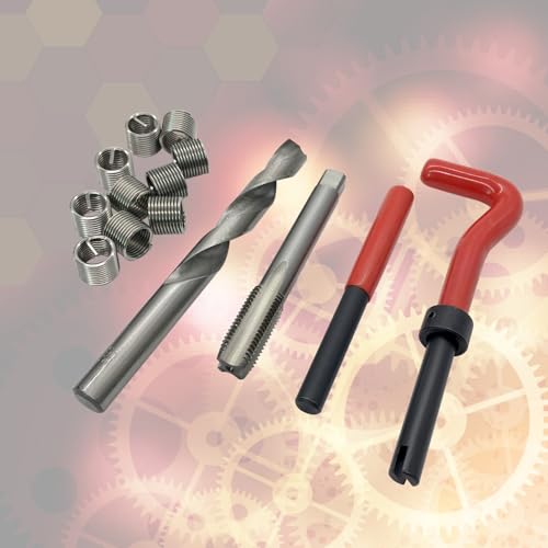 ANPTGHT 3/8-16 Inch Thread Repair Kit, Helicoil Thread Inserts Taps Kit with HSS Drill Bits Compatible Hand Tool Set for Damaged Thread ＆ Auto Repairing(SAE) by ANPTGHT - Image 6