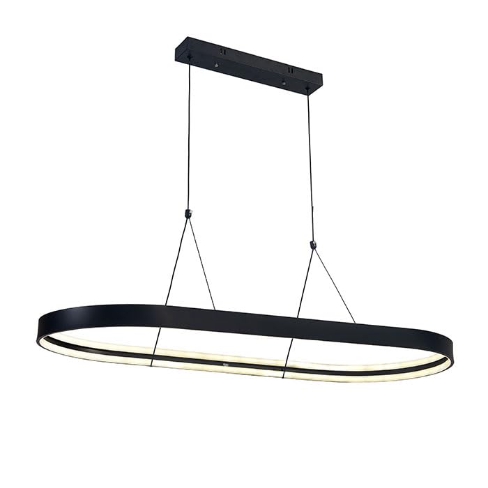 Lampada a sospensione a LED – 144 W – 10080 lm – Nero – REGINA-144 3CCT