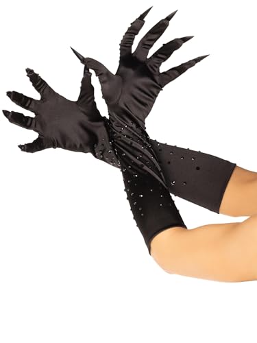Guantes de garras con diamantes imitación Leg Avenue disfraz Halloween 2