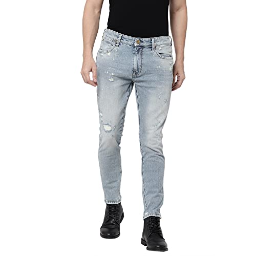 Image of Wrangler Men's Bostin Blue Jeans (Slim)