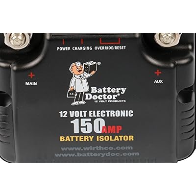 Battery Isolator, 100A, Black