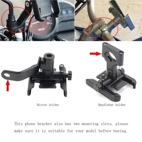 Support de navigation moto rigide en aluminium pour XMAX 125 250 300 - 3