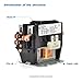 CGele 1 Pole Air Conditioner Contactor 40 Amp 24VAC Coil,Condenser Contactor Compressor Contactor AC Definite Purpose Contactor (Pack of 1 Pcs)…