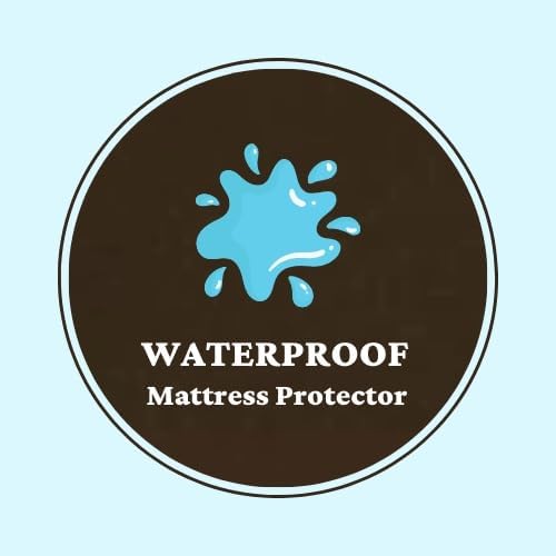 Image of Maximus PVC 100% Waterproof Premium Mattress Protector King Size78x72 Inches | Breathable and Hypoallergenic Ultra Soft Fitted Bed Protector Cover (72x78, Olive Green)