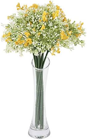 Ferns 'N' PetalsFerns 'N' Petals Beautiful White & Yellow Color Artificial Flower Bunch for Home Décor || Living Room || Birthday Gift