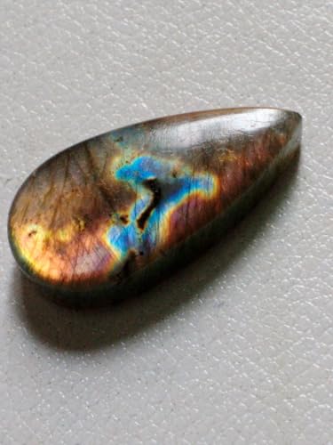 Pierre gemme labradorite de qualité supérieure pour bague et pendentif - 5