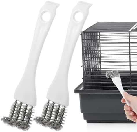 2Pcs Bird Cage Cleaning Brush With Long Ergonomic Handle Bird Photo Inspiration