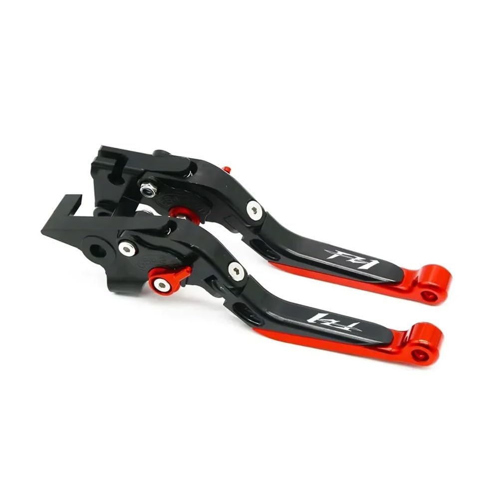 XVAsdgAER Motorcycle Accessories CNC Adjustable Extendable Folding Brake Clutch Levers Handlebar for Ya&maha FZ1 2001-2015(9)