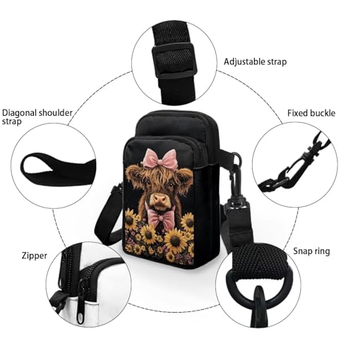 Image of Xpyiqun Small Crossbody Bag Women Phone Purses Sling Shoulder Handbag Cross Body Pouch Wallet Bags
