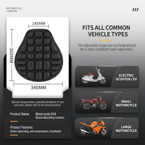 Cojin Moto con absorcion impactos para Triumph Trident 660 3