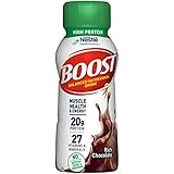 BOOST High Protein Balanced Nutritional Drink, Rich Chocolate, 8 Ounce Bottle (Pack of 24)