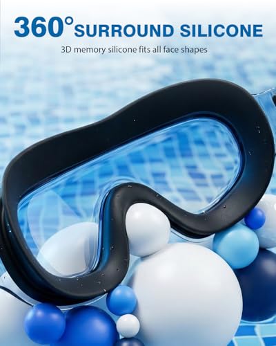 Image of Swim Goggles 2 Pack, Wide View Anti Fog&UV Swimming Goggles for Audlt, No Leak Pool Beach Essentials for Men Women