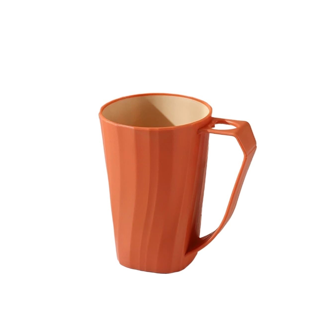 3pcs Portable Mouthwash Cup Creative With Handle Toothbrush Holder Household Simple Student Dormitory Cups For Toothpaste(Orange)
