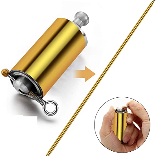 image for EUBUY Magic Cane Metal Appearing Cane, Pocket Staff Magic Telescopic S