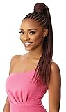 Outre PRETTY QUICK Salon-Quality Ponytail Lovely Bulk-Free Wrap Around Pony Sleekest Finish Secure Premium Synthetic Heat Friendly Hair Pieces - MEDIUM BOX BRAID 26