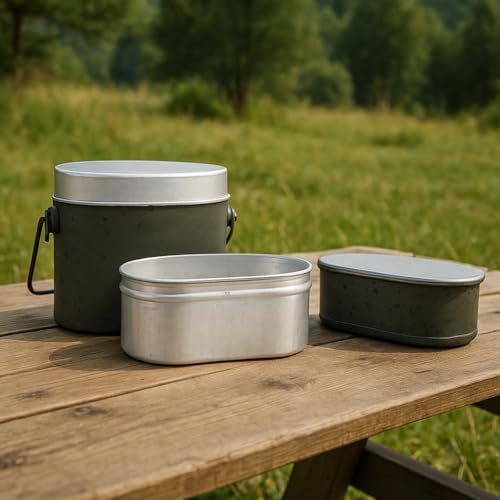 Kit de Cocina Portátil de Aleación de Aluminio Multifuncional para Camping, 2 PCS miniatura 2