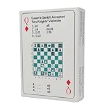 Chess Opening Strategy Cards (Queen’s Gambit): 52 Playing Cards with Classic Tactics for Training and Coaching, Fun and Educational, for Students, Beginners and Coaches