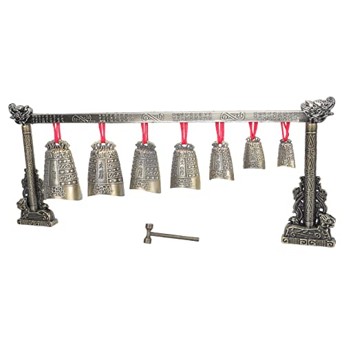 EXCEART 1 conjunto de instrumentos musicais vintage de adorno de metal, instrumento de percussão