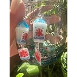 風鈴タイプかき氷×店頭旗 ブルーハワイ味 フックピアス