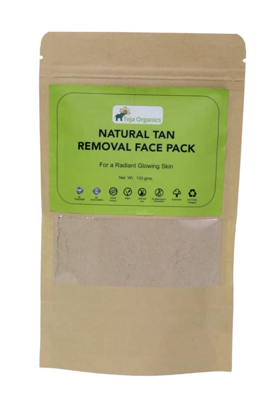 Teja OrganicsNatural Tan Removal Face Pack