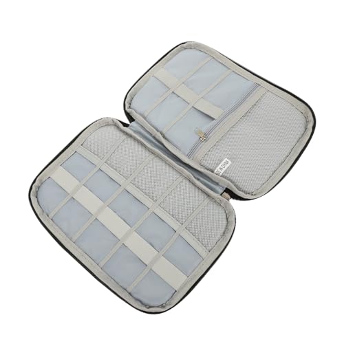 COSMEVIVI Organizador Portátil de Correas de Reloj, Bolsa de Almacenamiento Negra, Soporte Profesional para Correas, Práctica Funda para Viajes y Uso Diario, Ligero y Compacto