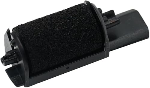 Printerfield 6er Pack Farbbandwalze in schawrz für IR40 IR-40 Taschenrechner/Kassenrechner Drucker kompatible mit Sharp XE-A101, XE-A102, XE-A106, XE-A110 und XE-A120