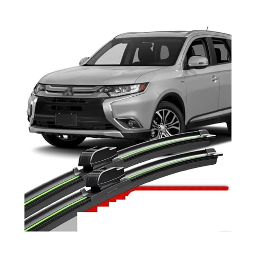 Cuchillas Limpiaparabrisas LUTFI para Outlander MK2 2006-2012 Delantero Ventana Parabrisas 2 uds 4
